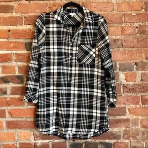 Plaid Flannel Dress